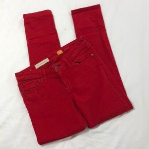 Red Anthropology Jeans